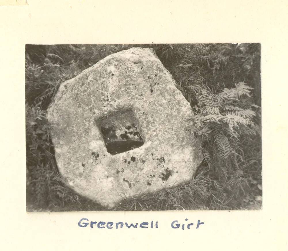 A cross base at Greenwell Girt