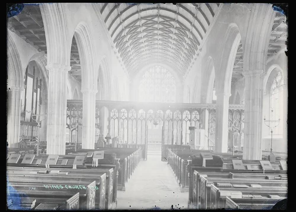 Church, interior, Totnes