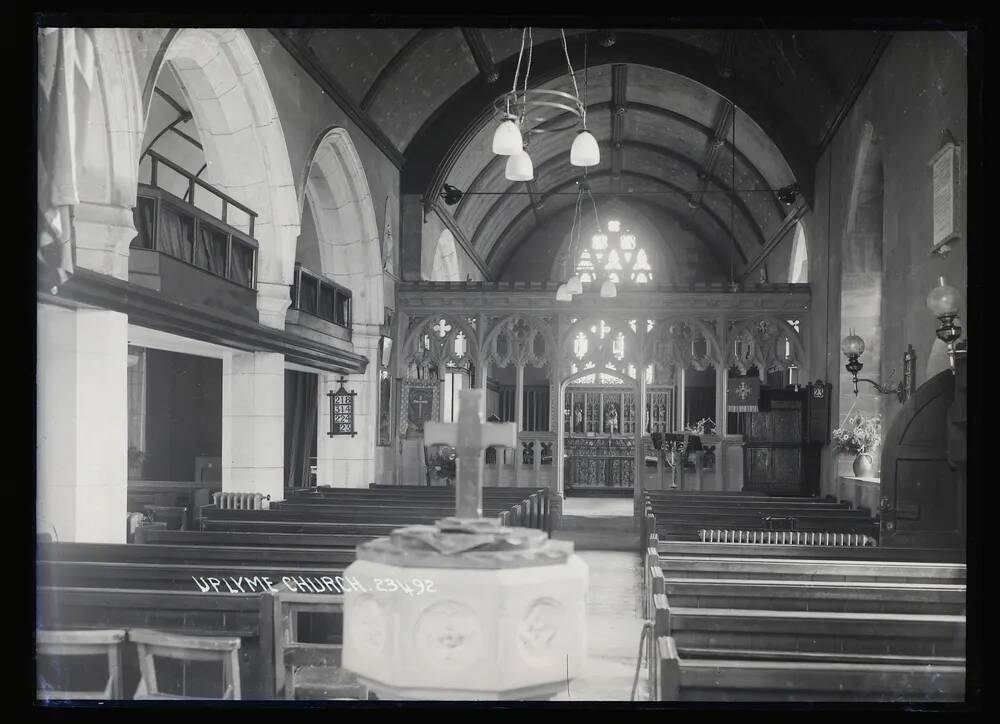 Church, interior, Uplyme