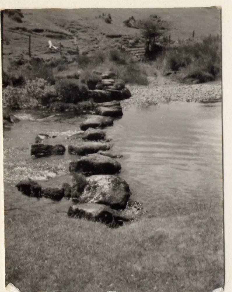 Little Sherbiton stepping stones over the West Dart River