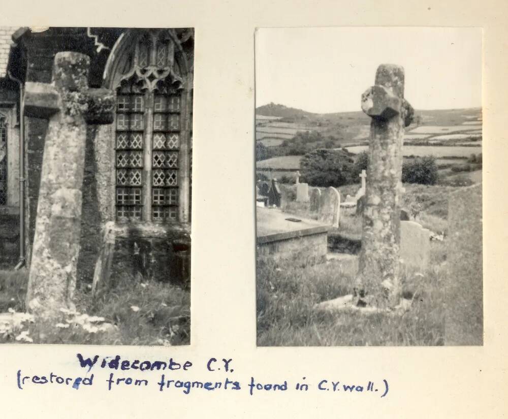 A cross in Widecombe churchyard