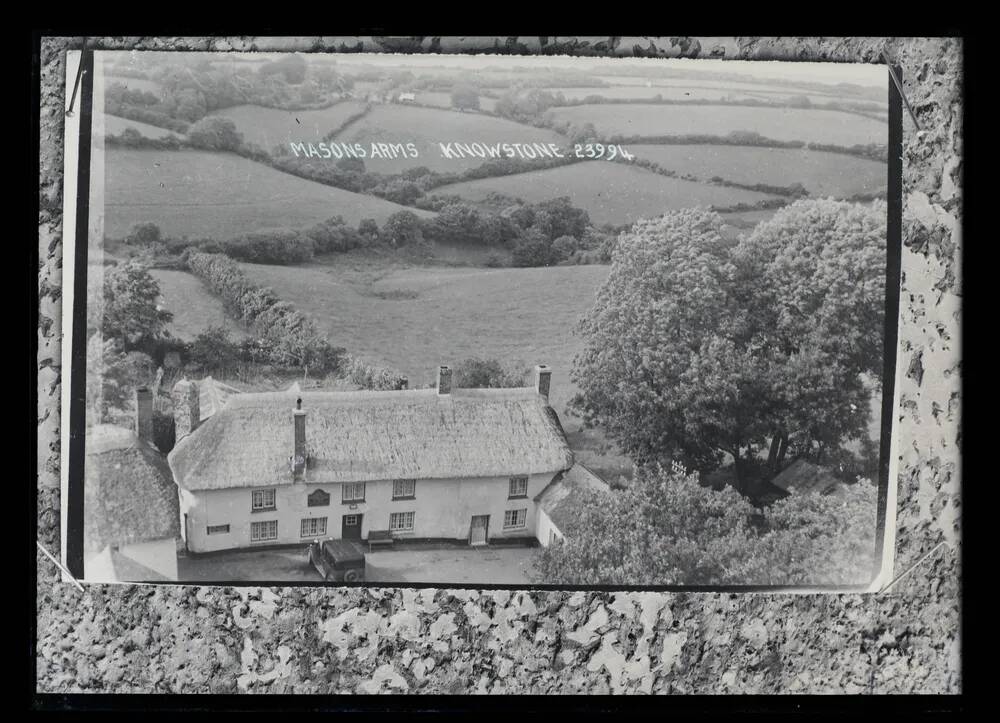 The Masons Arms, aerial view, Knowstone