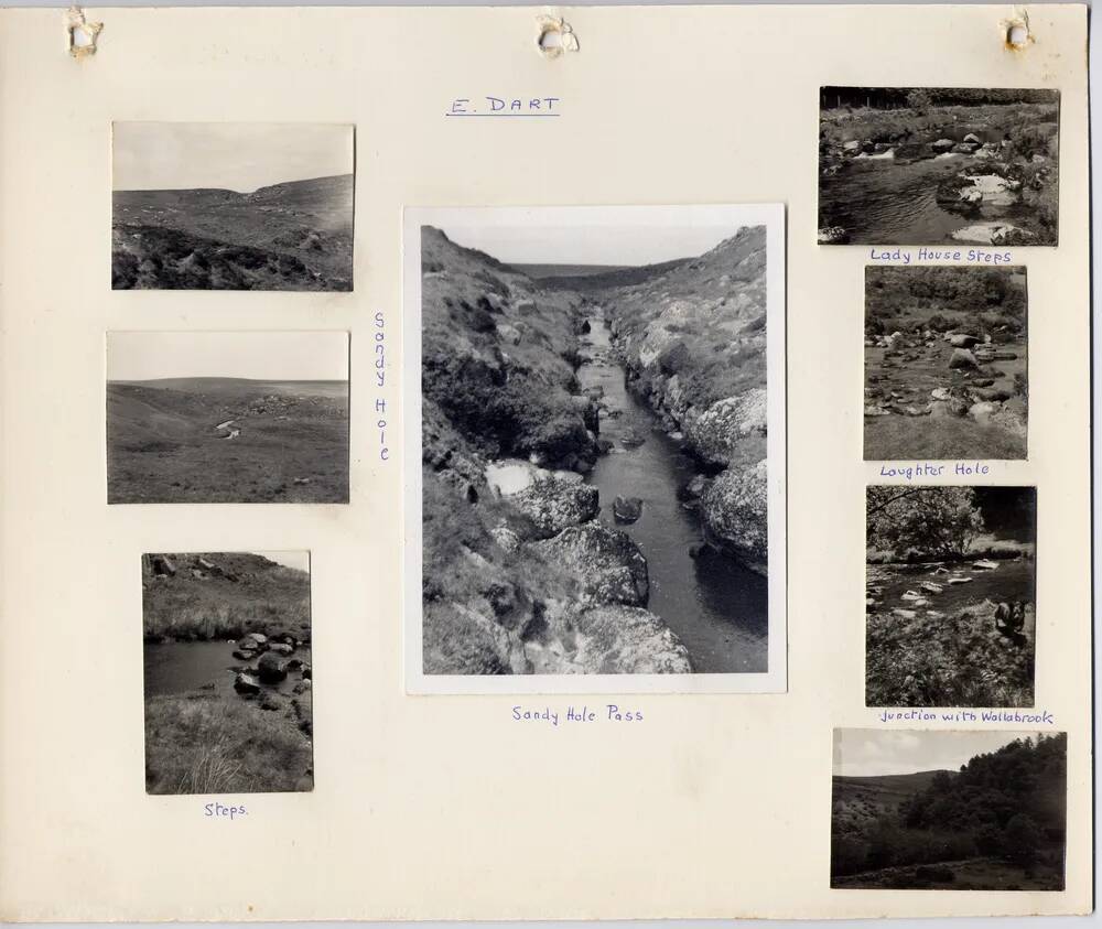 Page 66 of J.H.Boddy's album of Dartmoor photographs of crosses, beehive huts, etc.