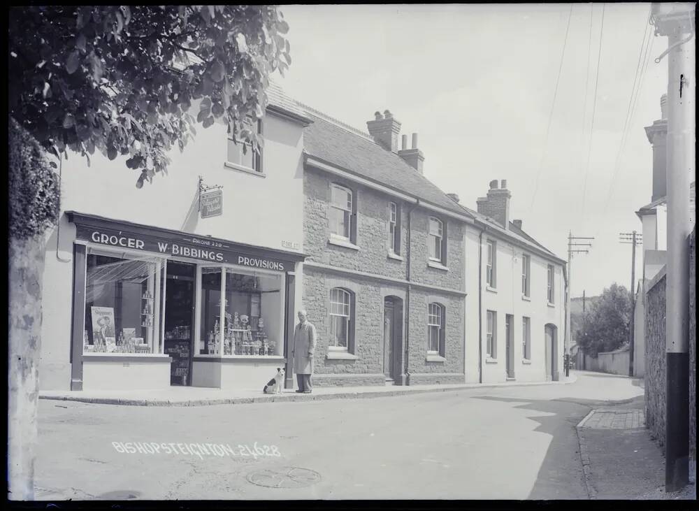  Fore Street: W Bibbings, grocer, Bishops Teignton