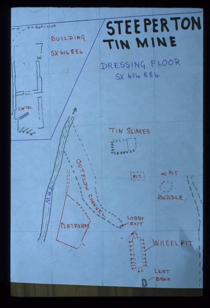 Plan of Steeperton tin mine