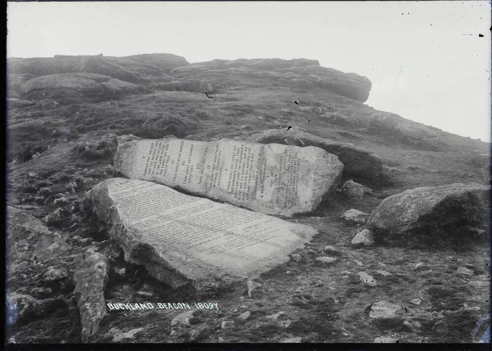 Buckland Beacon: 10 Commandments, Buckland in the Moor