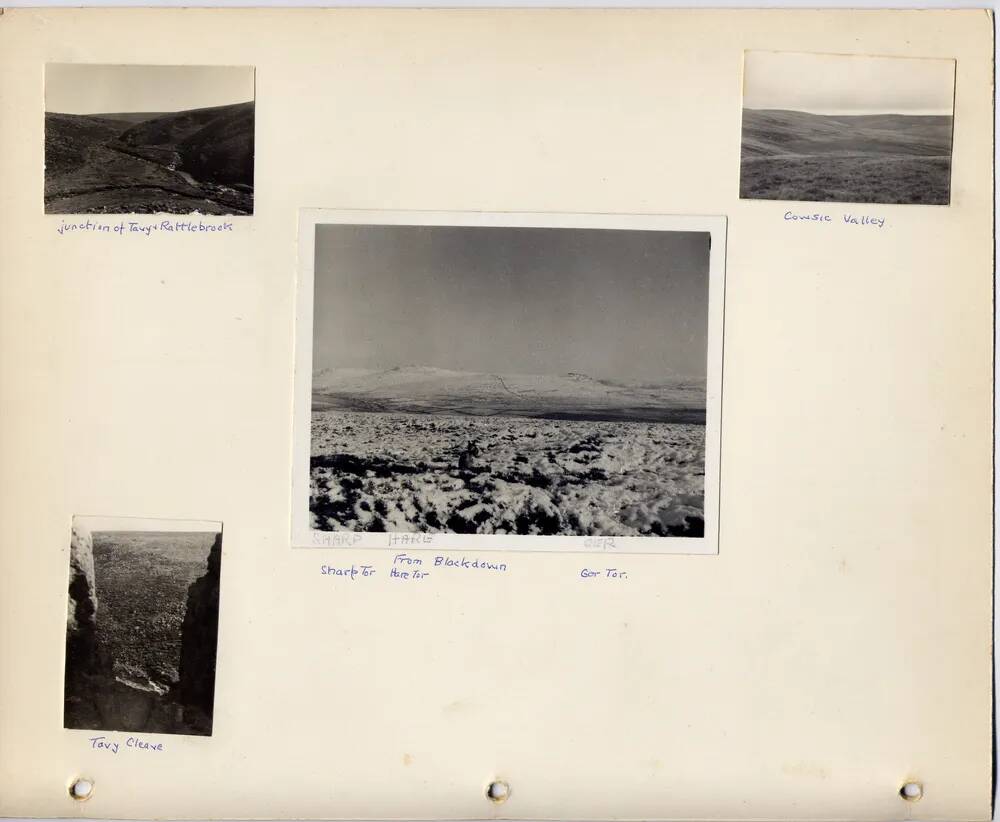 Page 73 of J.H.Boddy's album of Dartmoor photographs of crosses, beehive huts, etc.