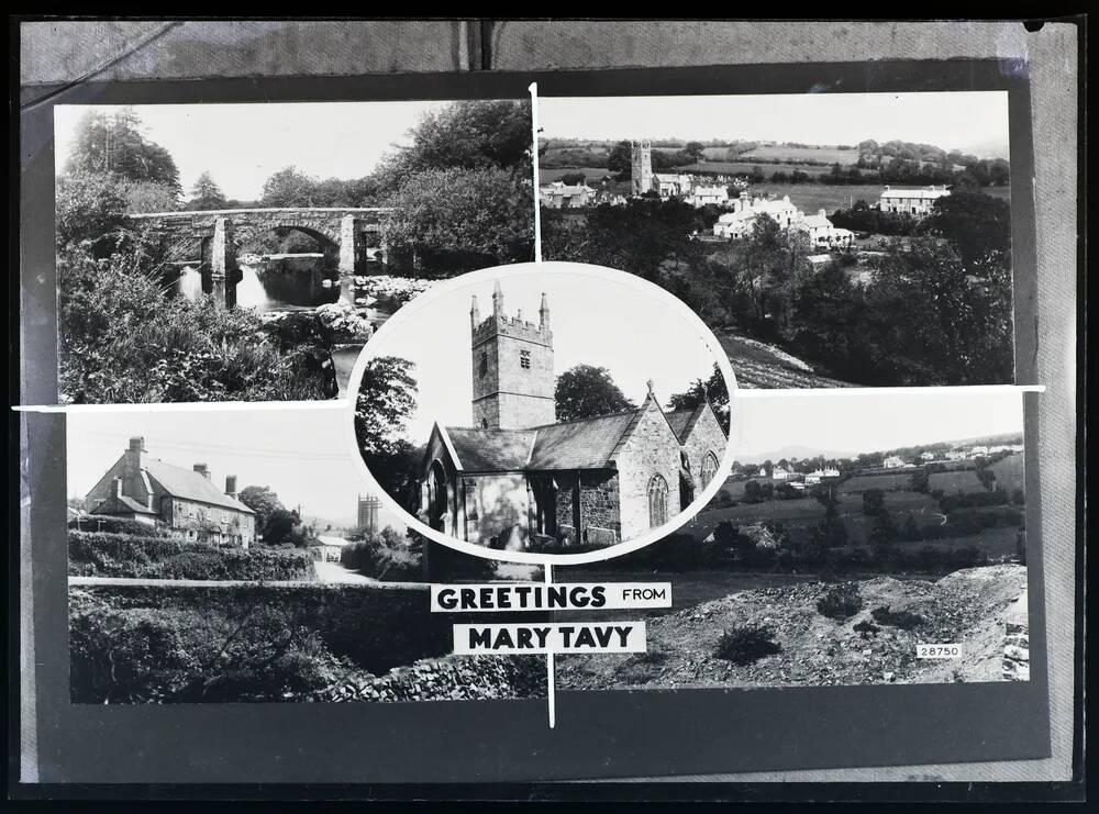 Greetings from Mary Tavy Postcard