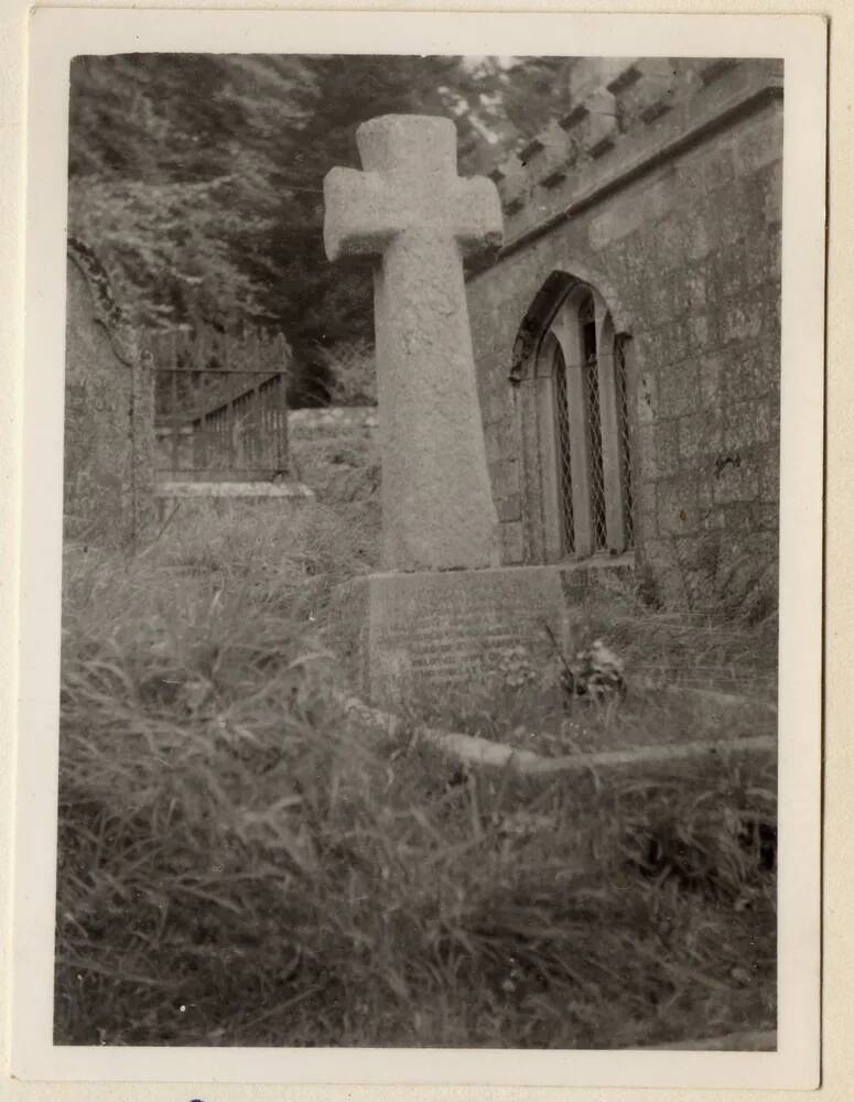 Greenaway Stone Cross in Gidleigh Churchyard