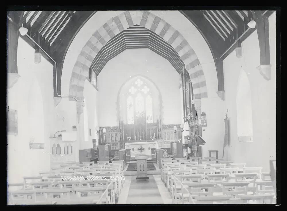 Leusdon: Church, interior, Widecombe