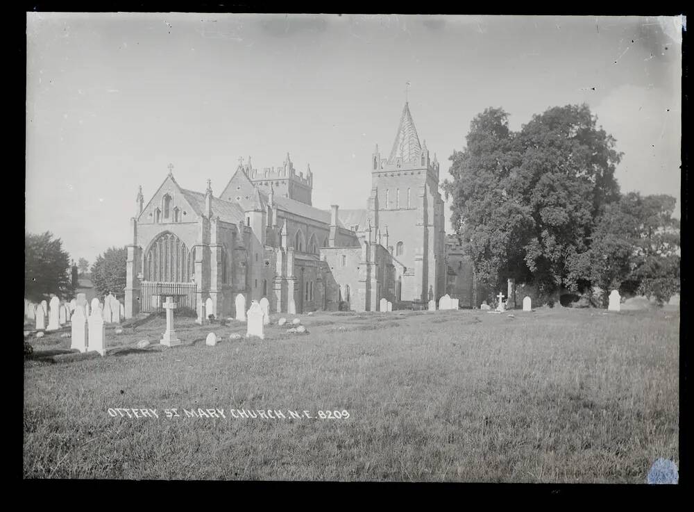 Church from north east, Ottery St Mary