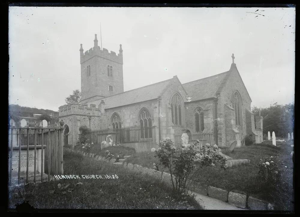 Church, exterior, Hennock