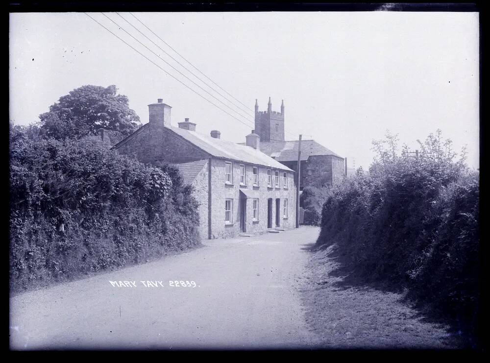 Street view (miners' cottages), Mary Tavy