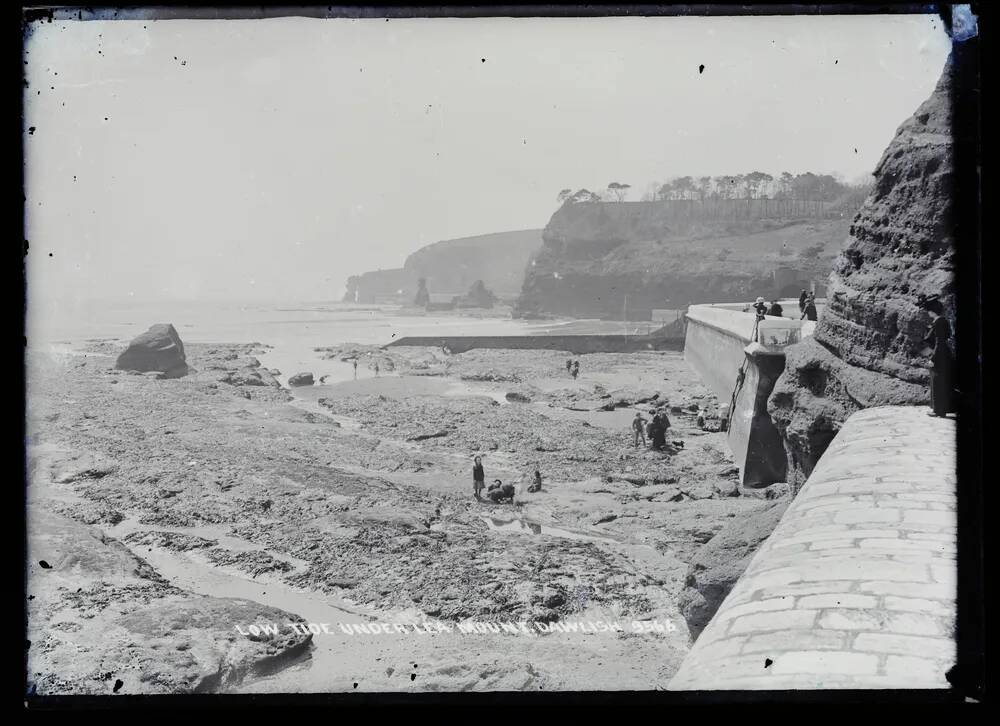 Low tide under Lea Mount, Dawlish