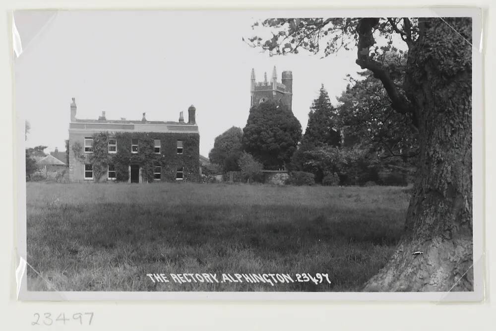 Rectory + church, Alphington