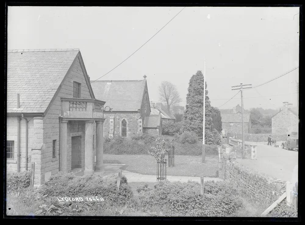 Church, exterior, Lydford