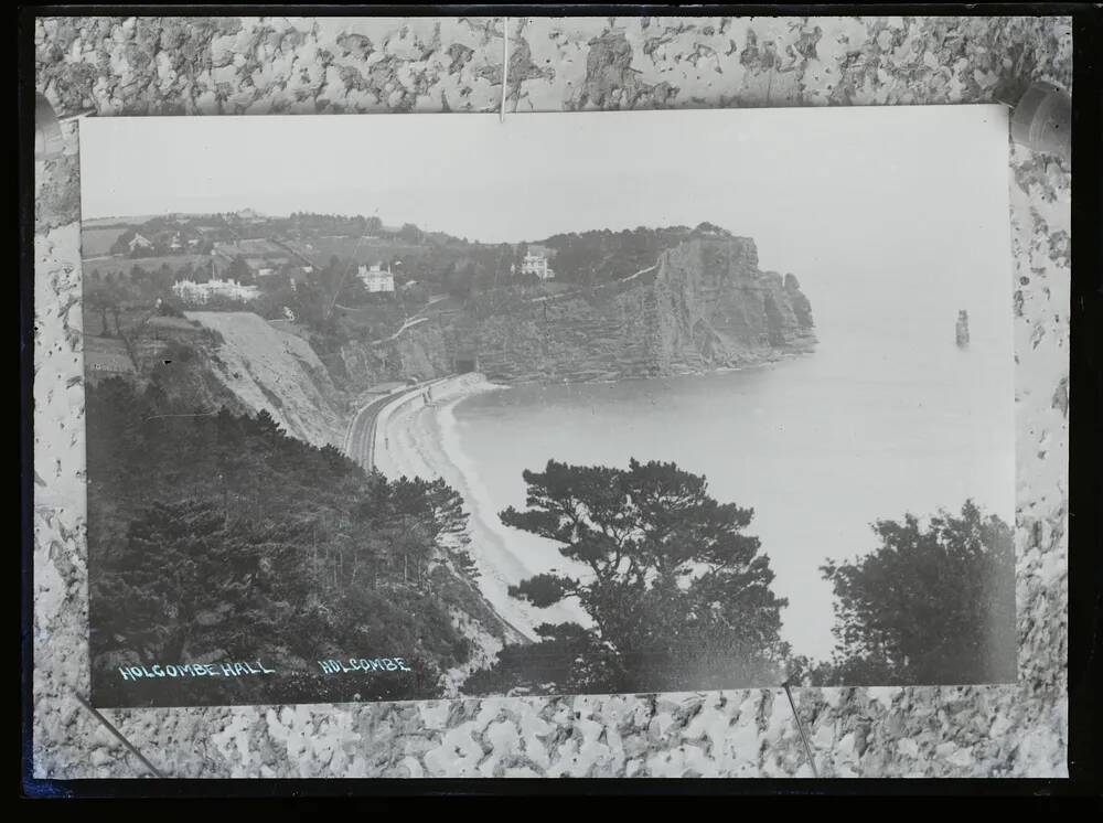 Parson & Clerk rocks from Holcombe Hall, Holcombe, near Dawlish