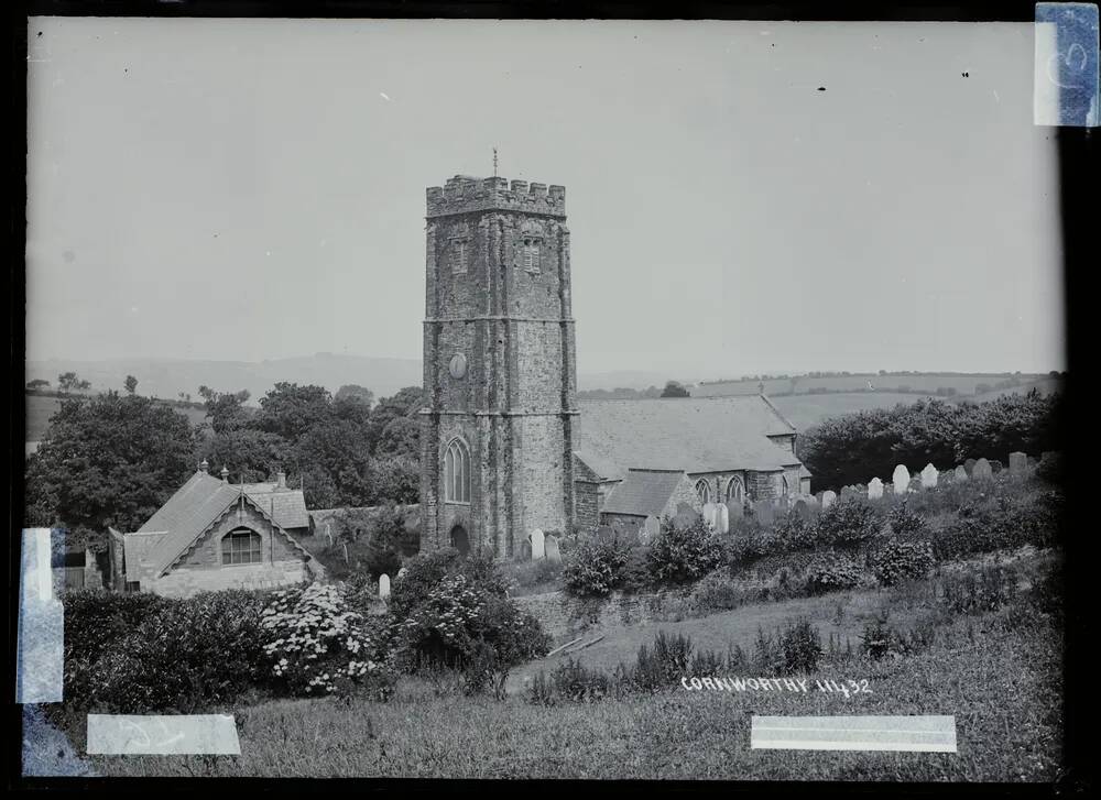 Church, exterior, Cornworthy