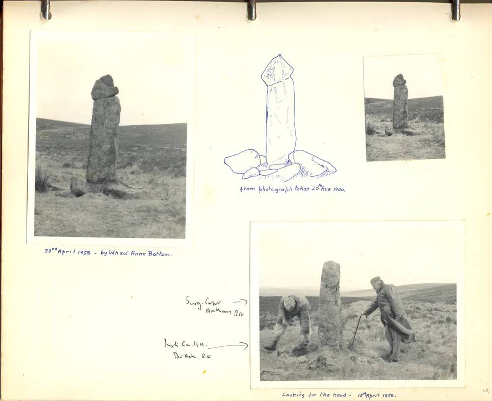 A page from an album on Dartmoor: by Wheal Anne Bottom