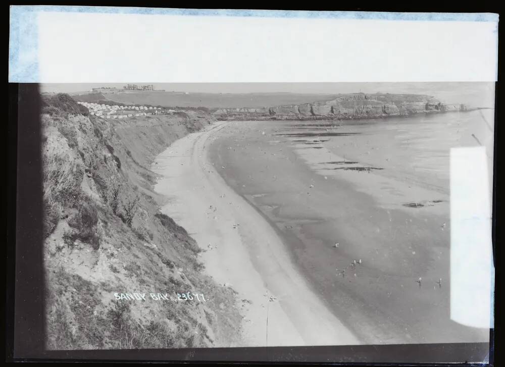 Sandy Bay, view from cliff, Exmouth