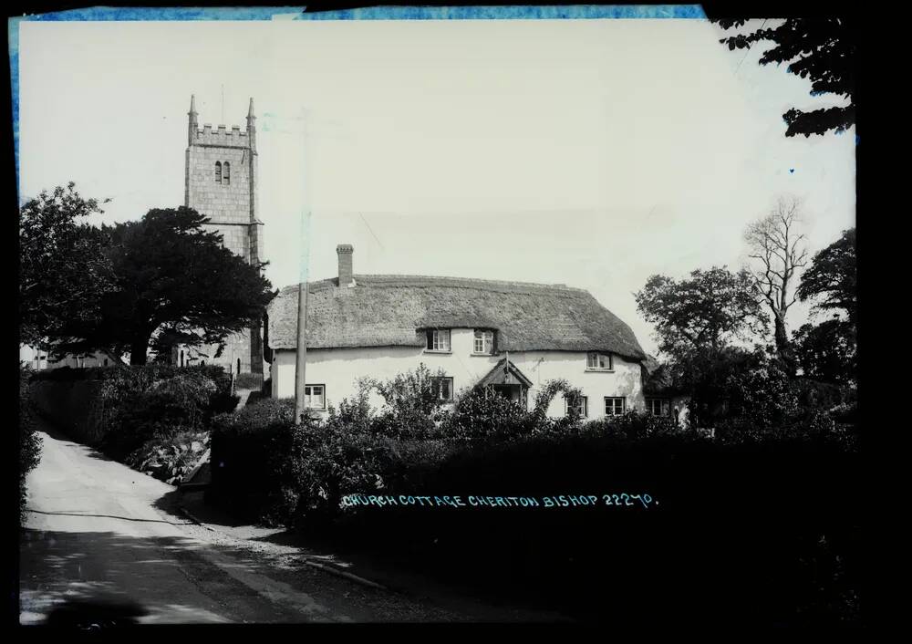 Church and church cottage, Cheriton Bishop