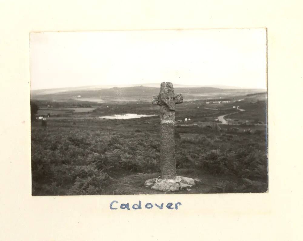 A stone cross at Cadover