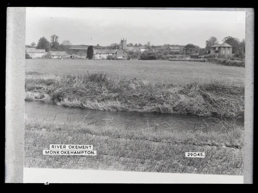 River Okement + general view, Monkokehampton