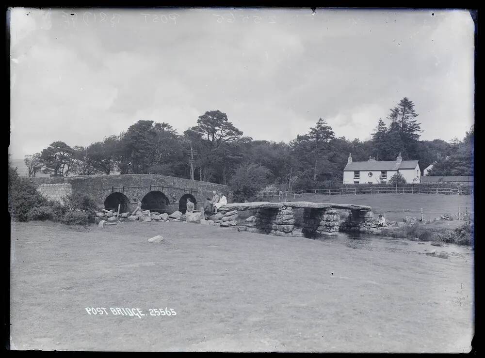 Post Bridge, river + bridge, Lydford